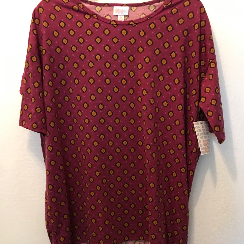 XS LuLaRoe Irma top